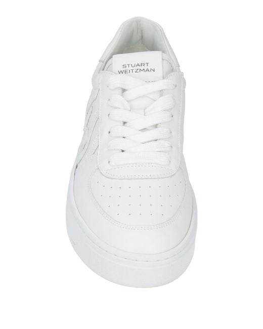 Stuart Weitzman White Sneakers Leather