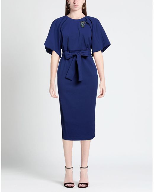 Robe Midi Hanita en coloris Blue
