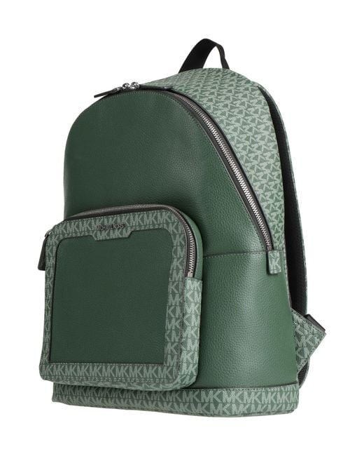 Michael Kors Green Backpack Textile Fibers for men