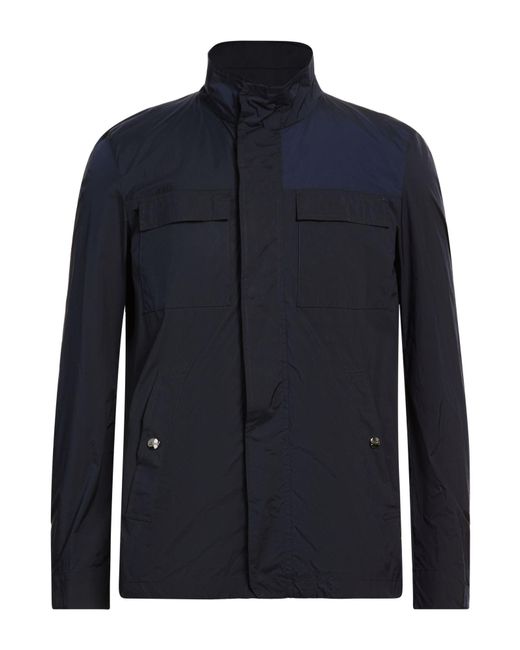 Herno Blue Jacket Polyamide, Cotton, Acetate for men