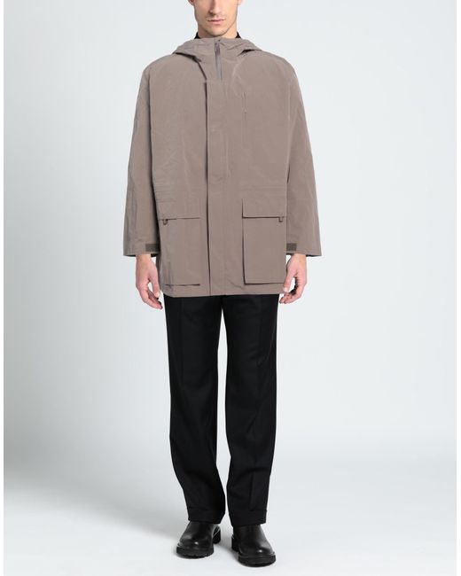 Y-3 Brown Overcoat & Trench Coat for men