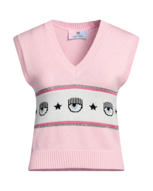 Chiara Ferragni Pink Sweater