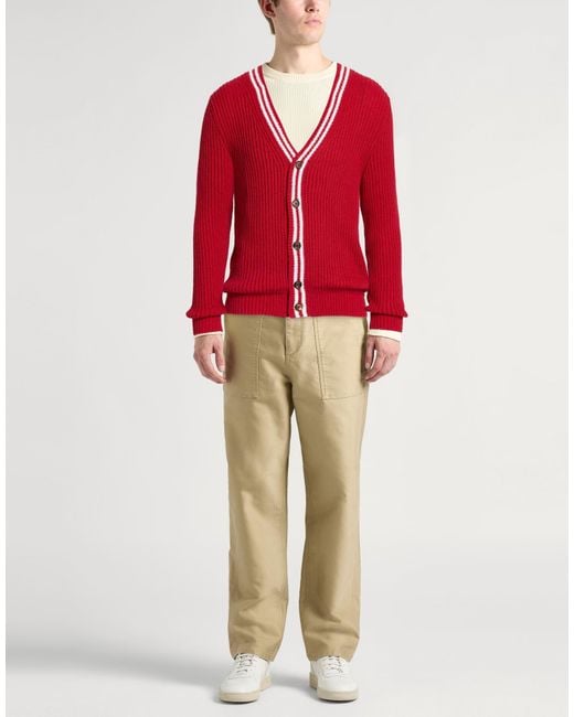 Eleventy Red Cardigans for men