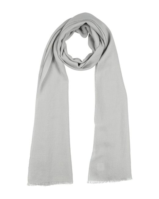 Eleventy White Platinum -- Scarf Cashmere, Silk
