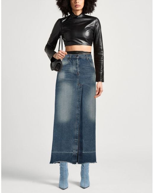 N°21 Blue Denim Skirt Cotton
