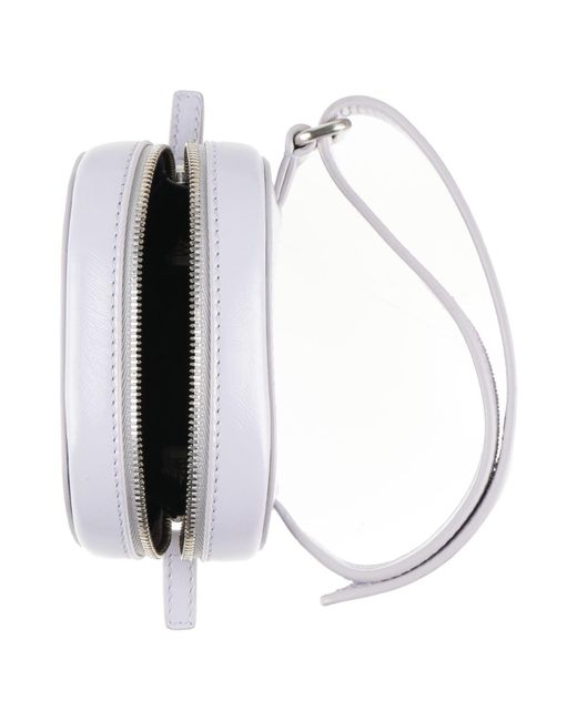 Jil Sander White Lilac Coin Purse Leather