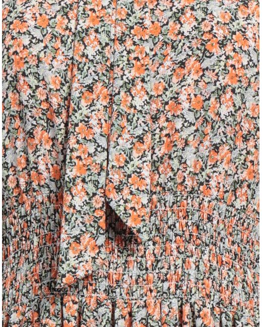 VANESSA SCOTT Orange Mini Dress Polyester