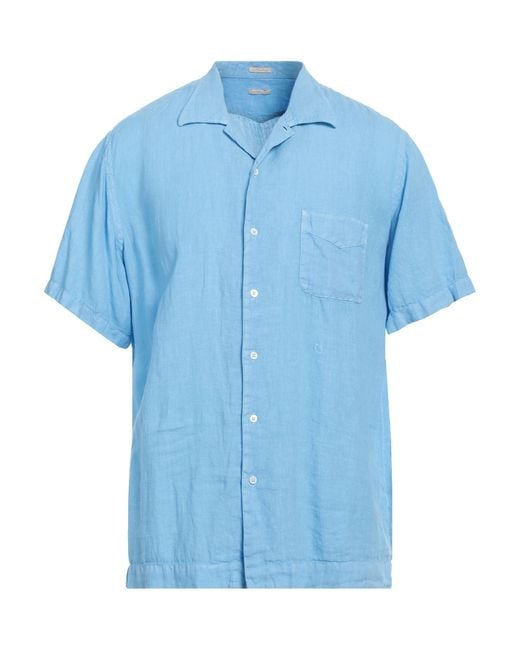 Massimo Alba Blue Shirt for men