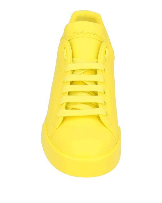 Dolce & Gabbana Yellow Trainers