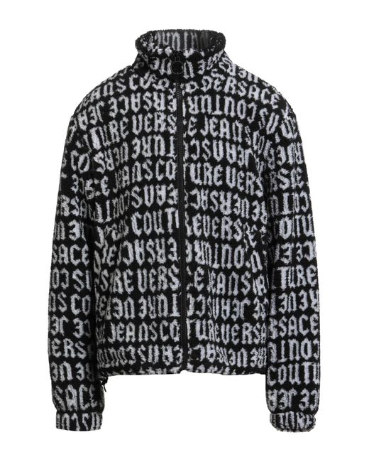 Versace Jeans Couture Black Jacket Polyester, Acrylic for men
