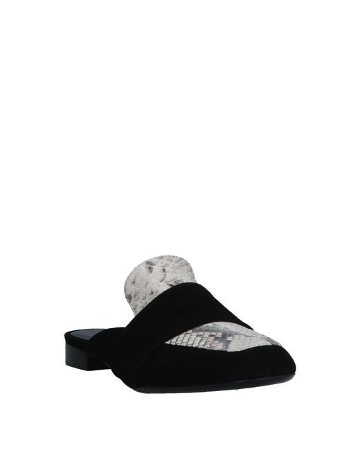 Alberto Guardiani Black Mules & Clogs Soft Leather