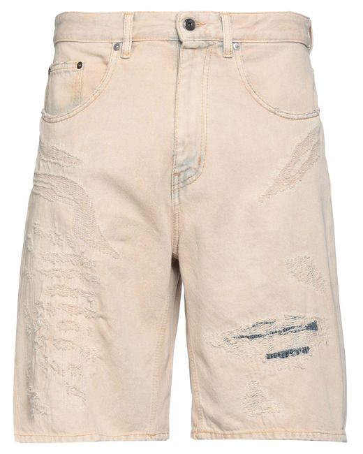 Just Cavalli Natural Denim Shorts for men