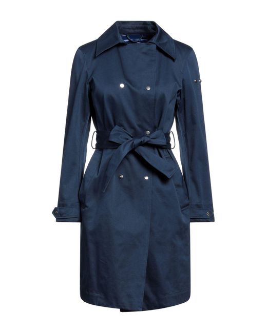 Add Blue Overcoat & Trench Coat