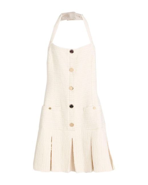 MARCIANO BY GUESS Natural Ivory Mini Dress Cotton, Polyester, Viscose