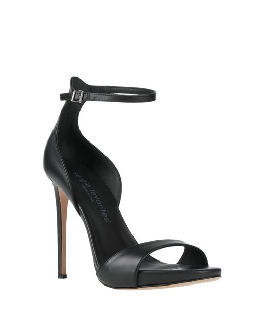 Sergio Levantesi Black Sandale