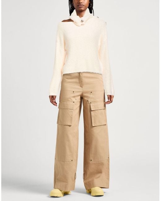 Gaelle Paris White Turtleneck Polyamide