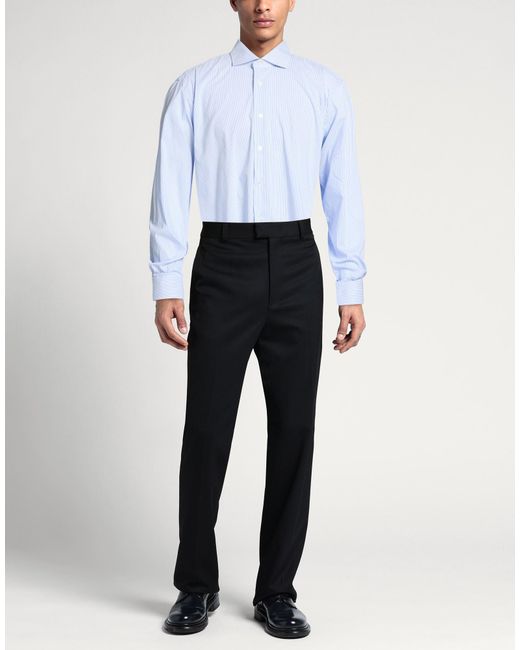 Buonamassa Blue Shirt Cotton, Polyamide, Elastane for men
