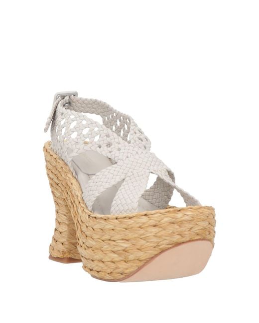 Paloma Barceló White Espadrilles