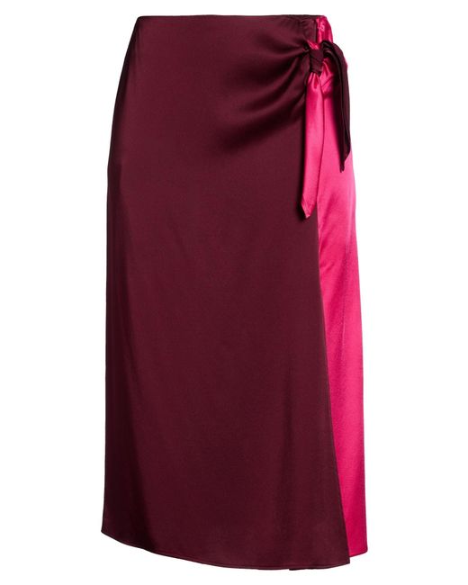 Clips Purple Midi Skirts