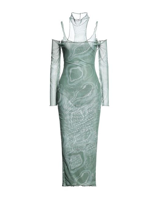 Robe midi Julfer en coloris Green