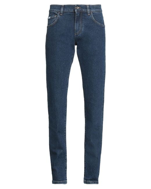 Dolce & Gabbana Blue Jeans Cotton, Elastane for men