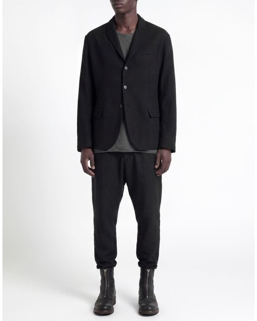 Masnada Black Blazer Virgin Wool, Elastane for men