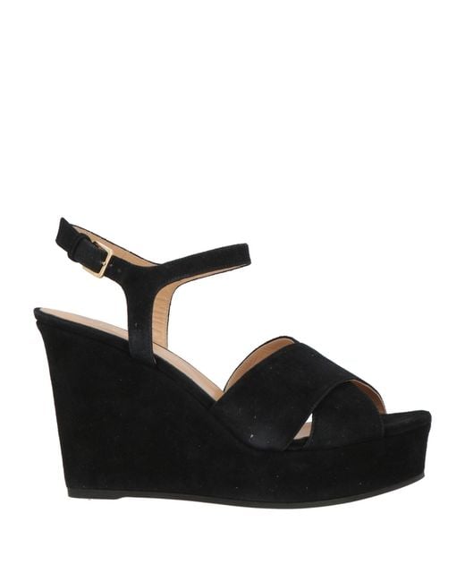 Sergio Rossi Black Sandals Leather