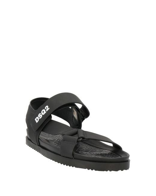 DSquared² Black Sandals for men