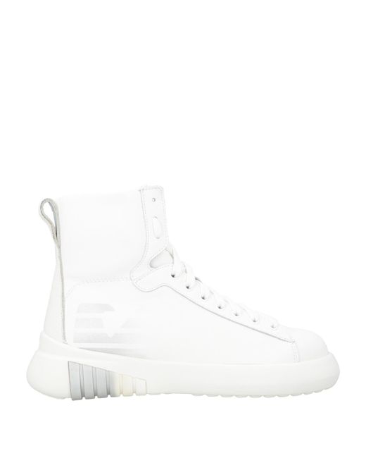 Emporio Armani White Sneakers Leather