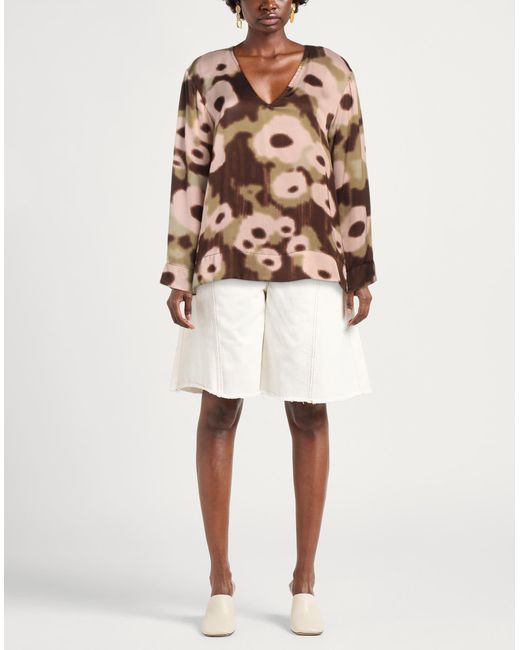 Ottod'Ame Brown Top Viscose