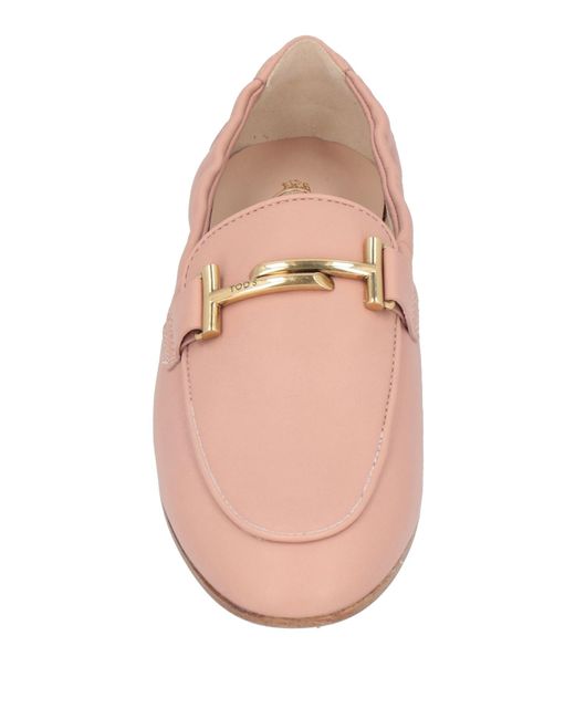 Tod's Pink Loafers
