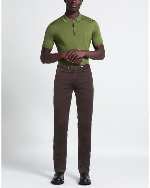 Myths Gray Pants Cotton, Elastane for men
