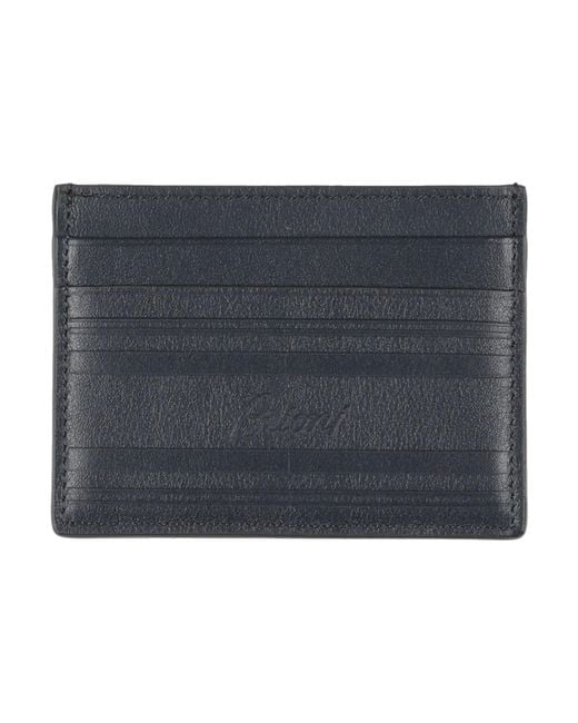 Brioni Blue Cardholder for men