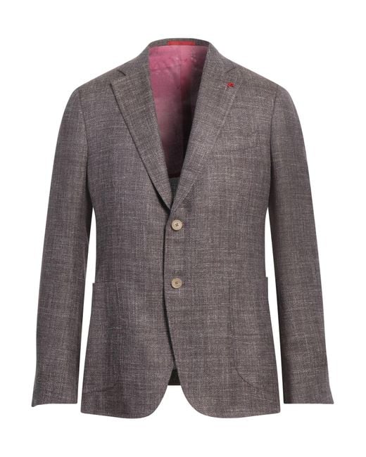 Isaia Purple Blazer for men