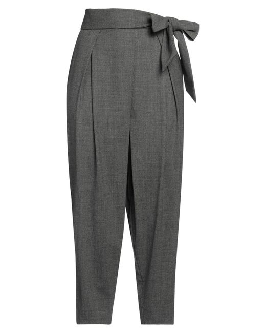 Incotex Gray Charcoal Pants Wool, Elastane