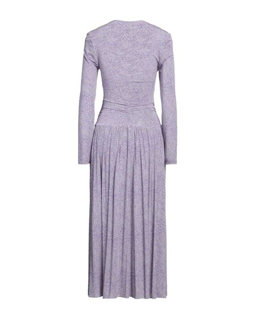 Isabel Marant Purple Midi Dress