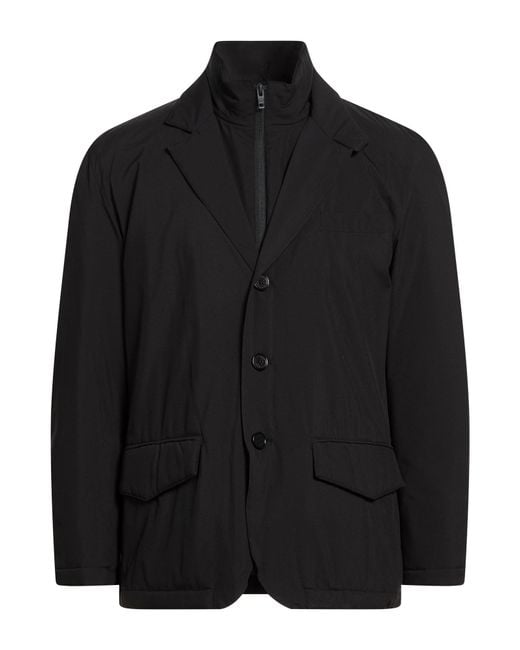 Fay Black Coat for men