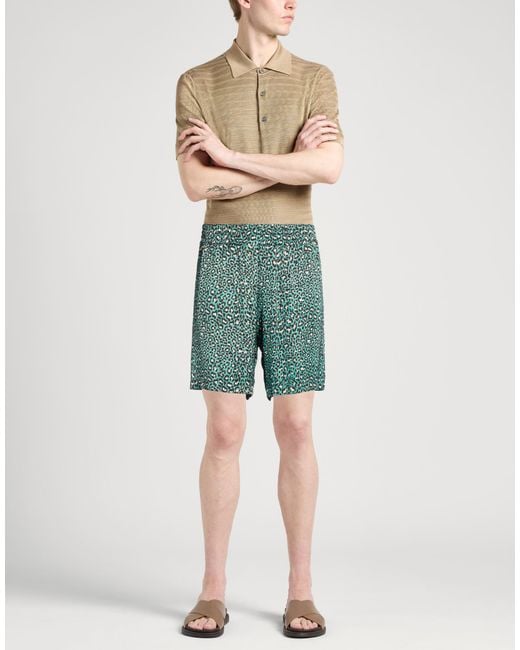 Saucony Green Shorts & Bermuda Shorts Viscose for men