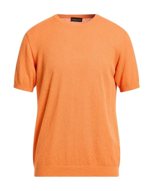 Roberto Collina Pullover in Orange für Herren
