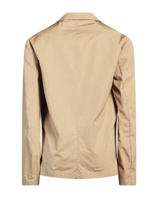 Dries Van Noten Natural Sand Blazer Cotton