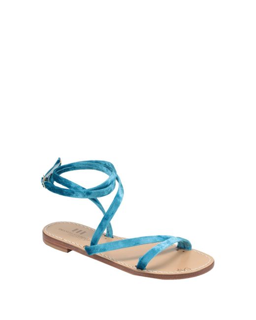 Emanuela Caruso Blue Sandals
