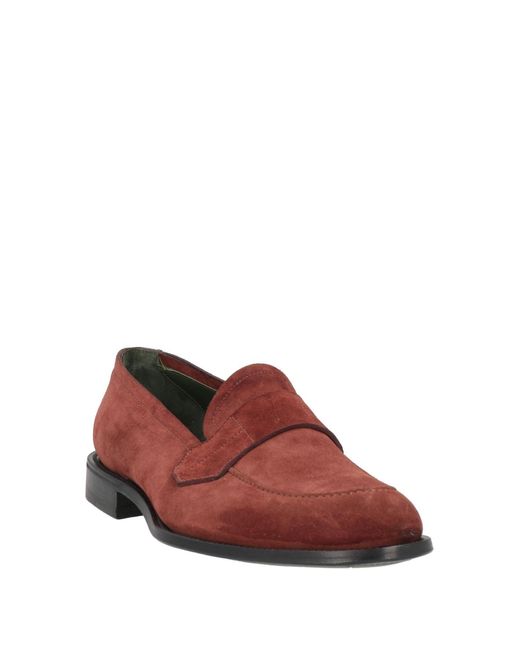 Pal Zileri Red Loafers for men