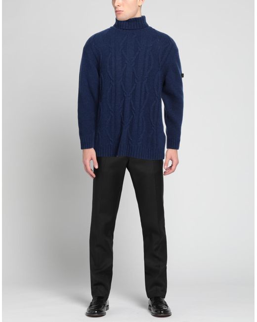 Peuterey Blue Turtleneck for men