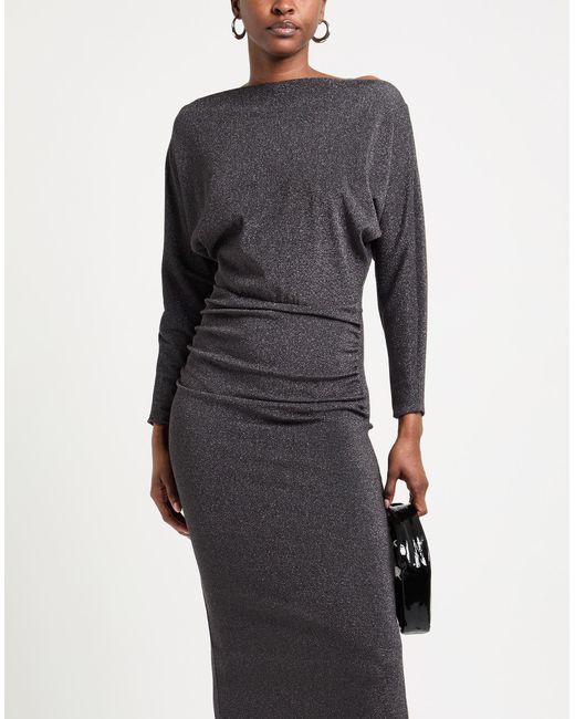 La Petite Robe Di Chiara Boni Gray Midi Dress