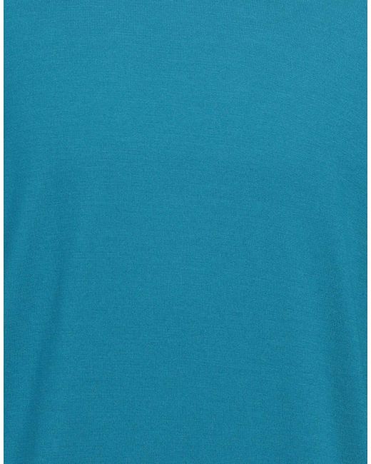 Lardini Blue Turtleneck Wool for men