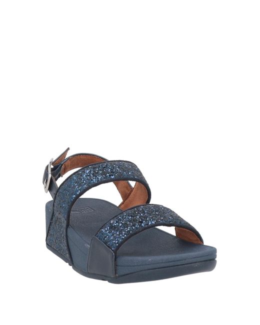 Fitflop Blue Midnight Sandals Textile Fibers