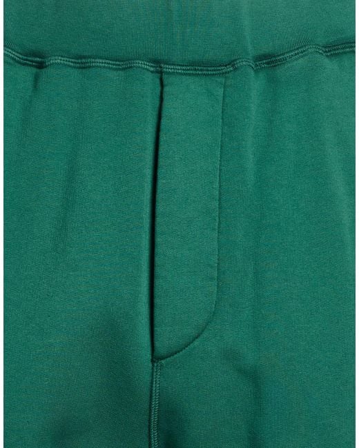 DSquared² Green Dark Pants Cotton, Elastane for men