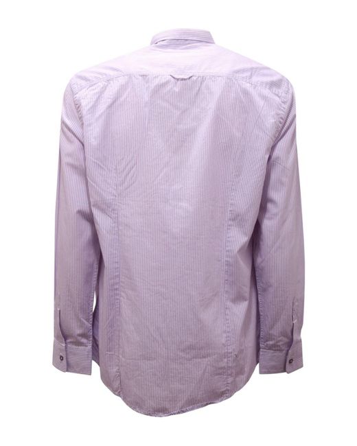 Camicia di Daniele Alessandrini in Purple da Uomo