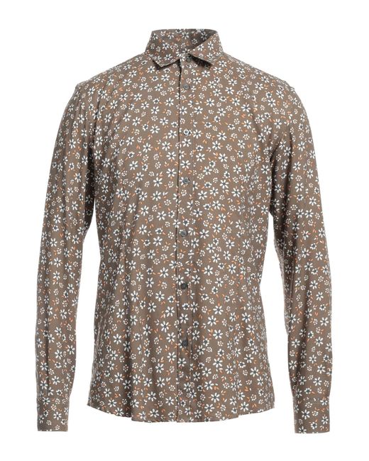 Daniele Alessandrini Gray Shirt for men