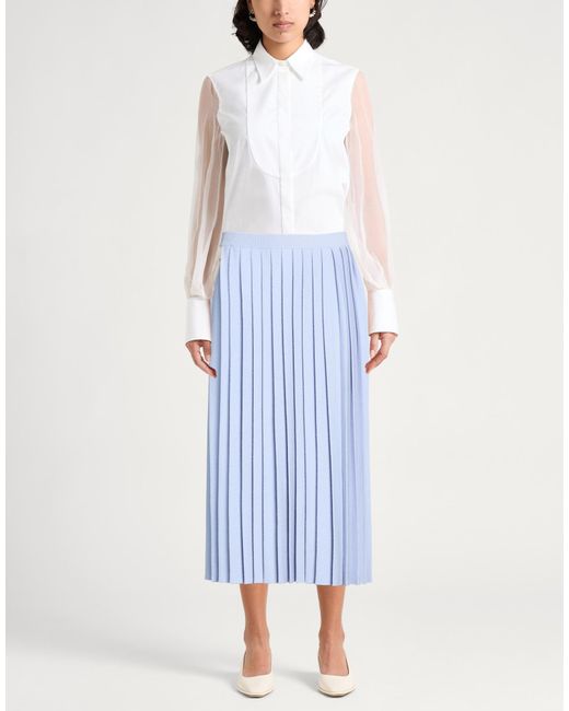 Fedeli Blue Midi Skirts